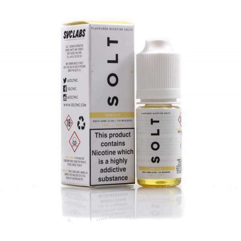 Vanilla - SOLT Nic salt E-Liquid - 50/50 - 10ml