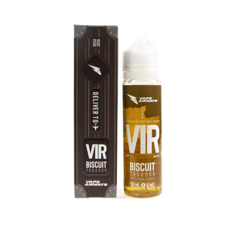 Vape Airways - VIR - Biscuit Tobacco Short Fill 50...