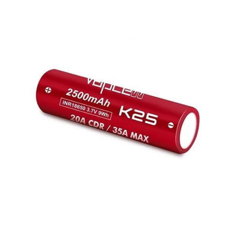 Vapcell K25 18650 2500mAh 35A Battery