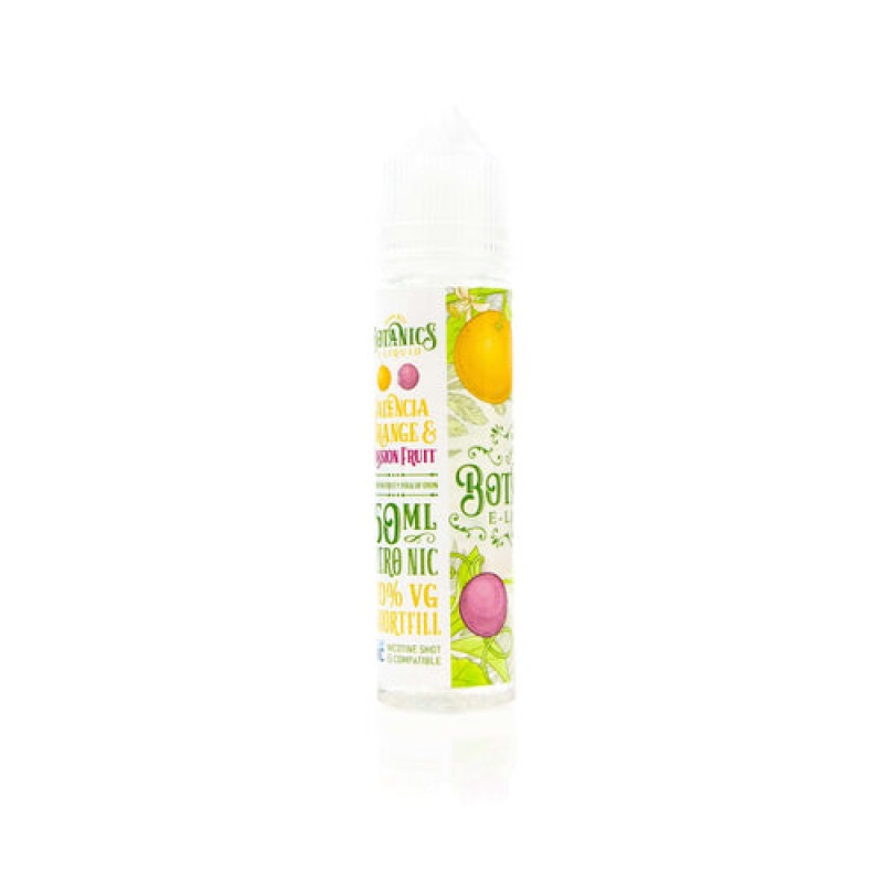 Valencia Orange & Passion Fruit by Botanics Short Fill 50ml