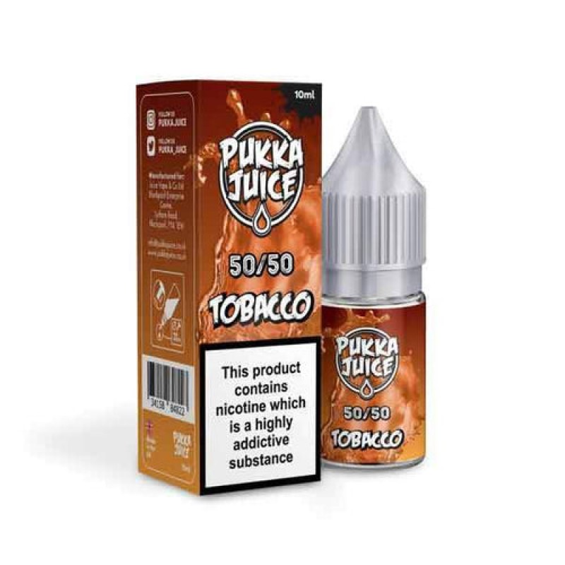 Tobacco by Pukka Juice 50/50 E-Liquid 10ml