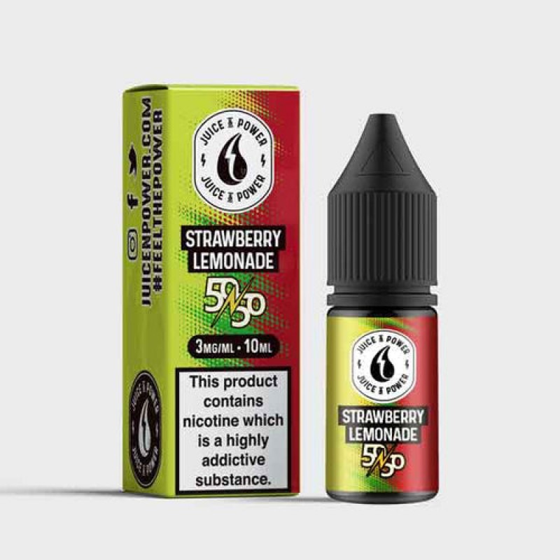 Strawberry Lemonade by Juice N Power 50/50 E-Liqui...