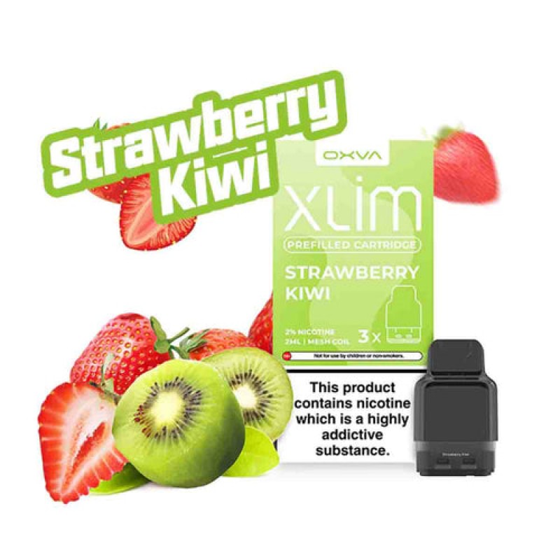 Strawberry Kiwi Oxva Xlim Prefilled Pods