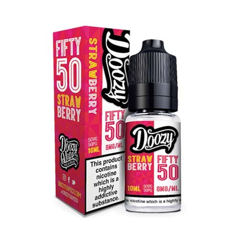 Strawberry 50/50 E-Liquid by Doozy Fifty 50