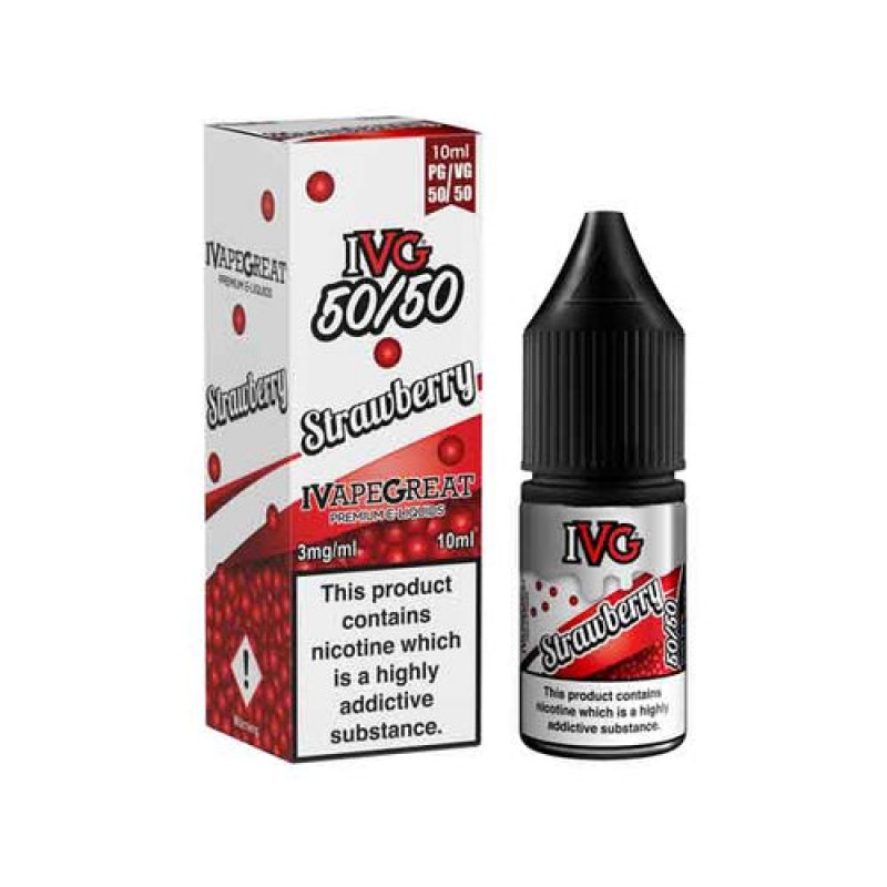 Strawberry 50/50E-Liquid by IVG Sweets 10ml