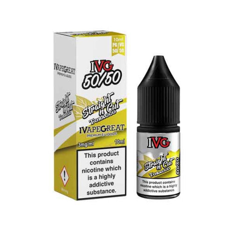 Straight 'N' Cut 50/50 E-Liquid by IVG 10ml