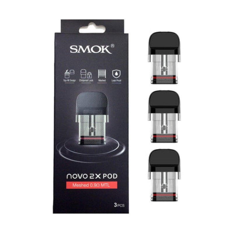 Smok Novo 2X Replacement Pods Pack of 3