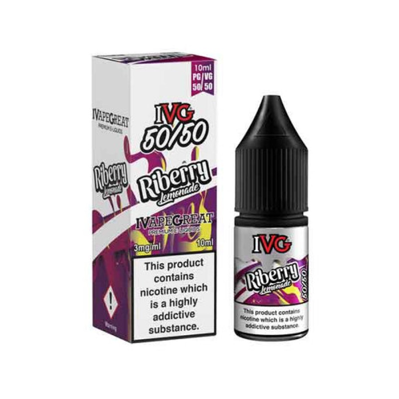 Riberry Lemonade 50/50 E-Liquid by IVG 10ml