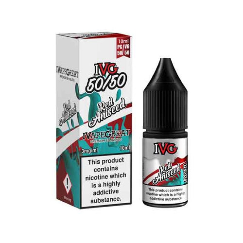 Red Aniseed 50/50 E-Liquid by IVG 10ml