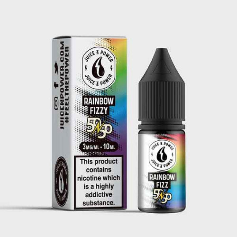 Rainbow Fizzy by Juice N Power 50/50 E-Liquid 10ml