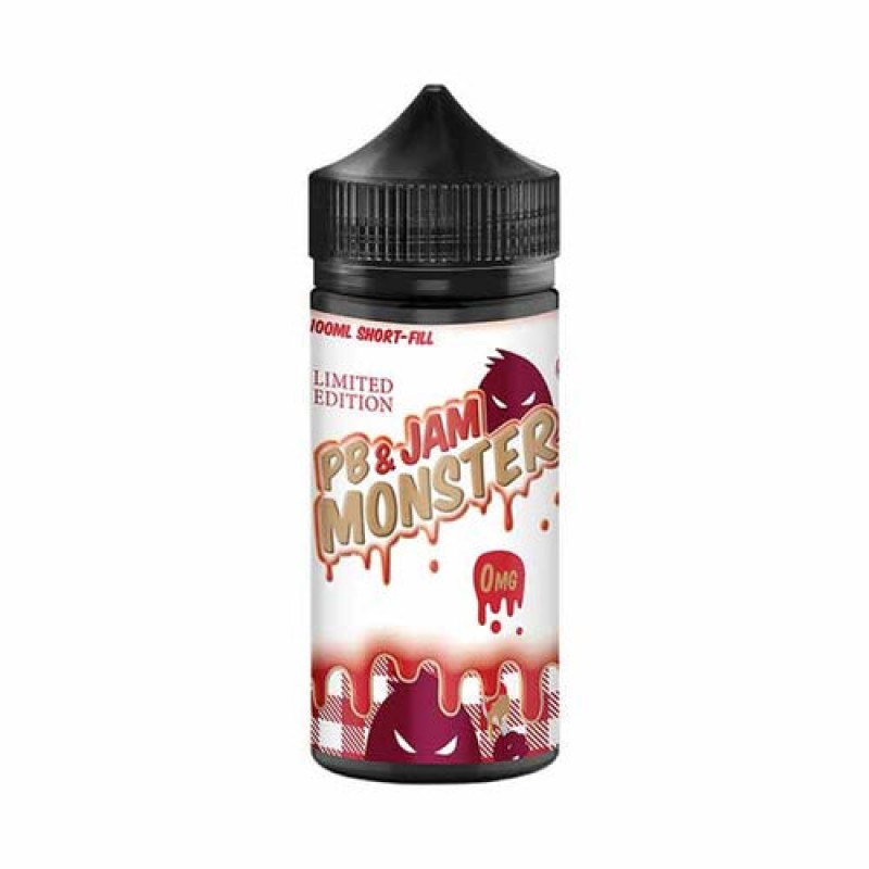 PB & Jam Strawberry by Jam Monster Short Fill 100m...