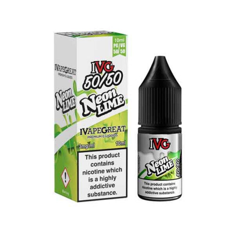 Neon Lime 50/50 E-Liquid by IVG 10ml