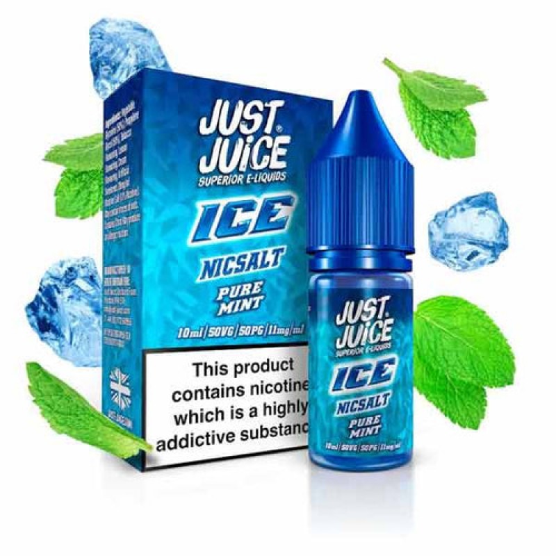 Pure Mint Ice by Just Juice Salt Nic E-Liquid 10ml