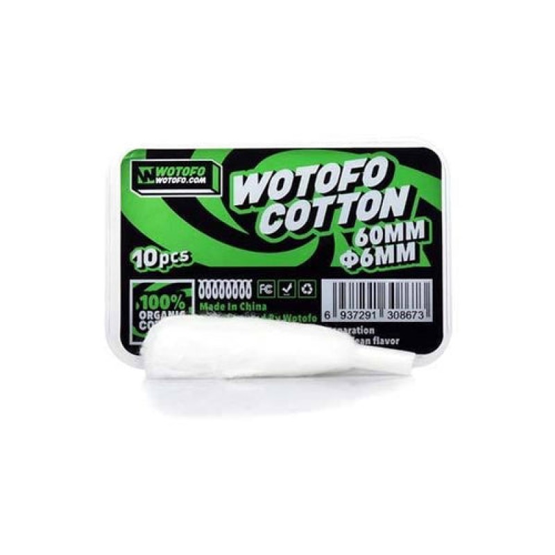 Profile Organic Agleted Cotton Strips by Wotofo 6m...