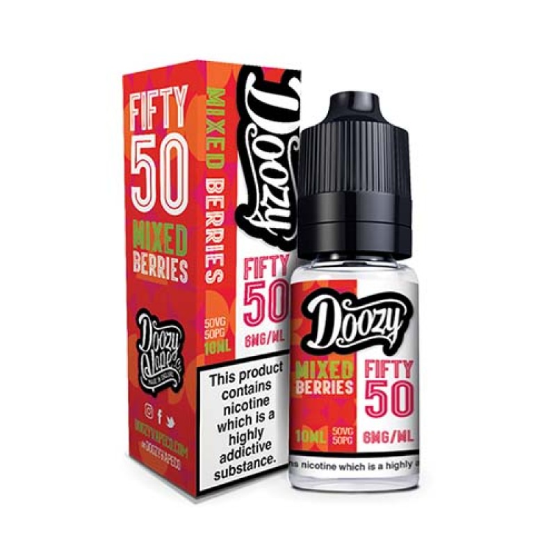 Mixed Berries 50/50 E-Liquid by Doozy Fifty 50