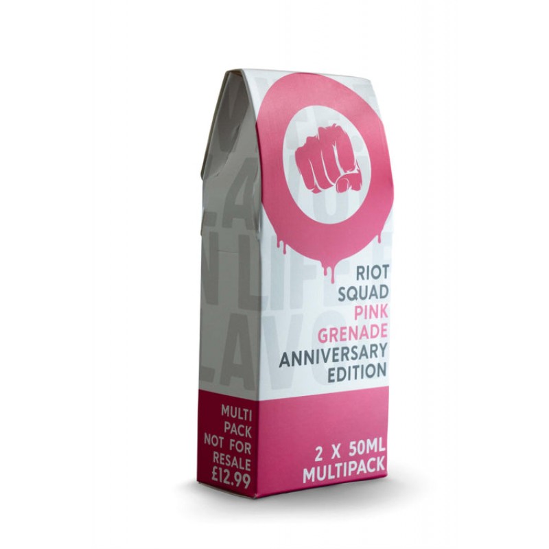 Pink Grenade Anniversary Edition Multipack by Riot Squad Short Fill 2 x 50ml