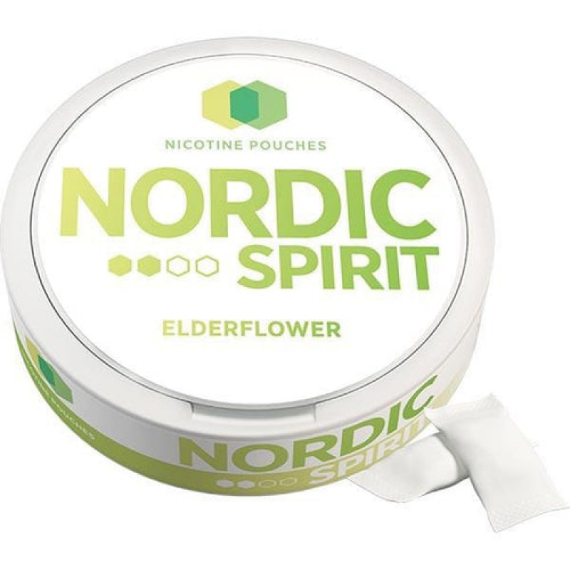 Nordic Spirit Nicotine Pouches Elderflower