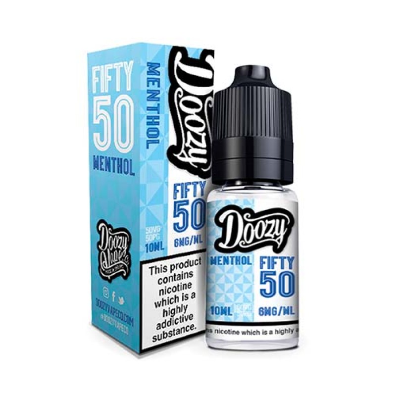 Menthol 50/50 E-Liquid by Doozy Fifty 50