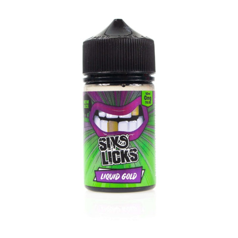 Liquid Gold by Six Licks Short Fill 50ml