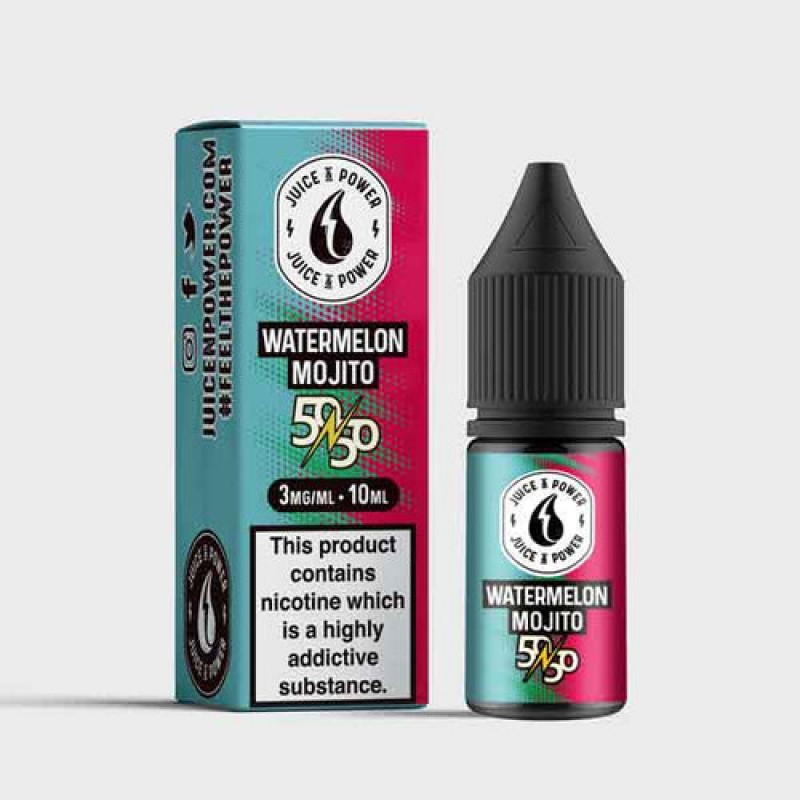 Watermelon Mojito by Juice N Power 50/50 E-Liquid ...