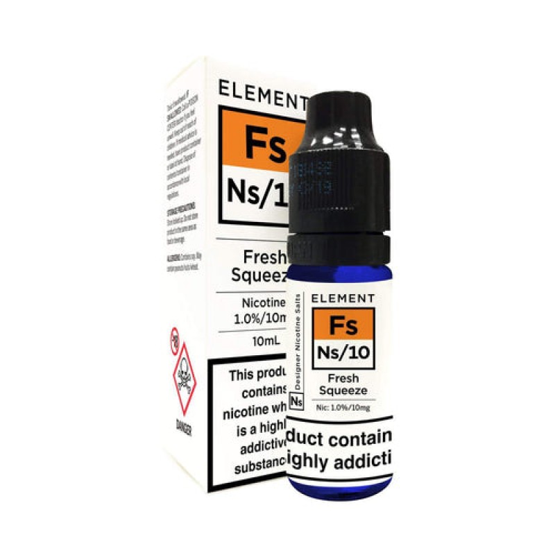 Fresh Squeeze Designer Element NS20 Nic Salts 20mg