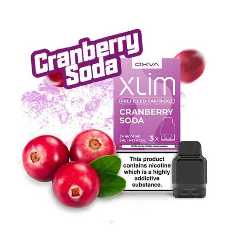 Cranberry Soda Oxva Xlim Prefilled Pods