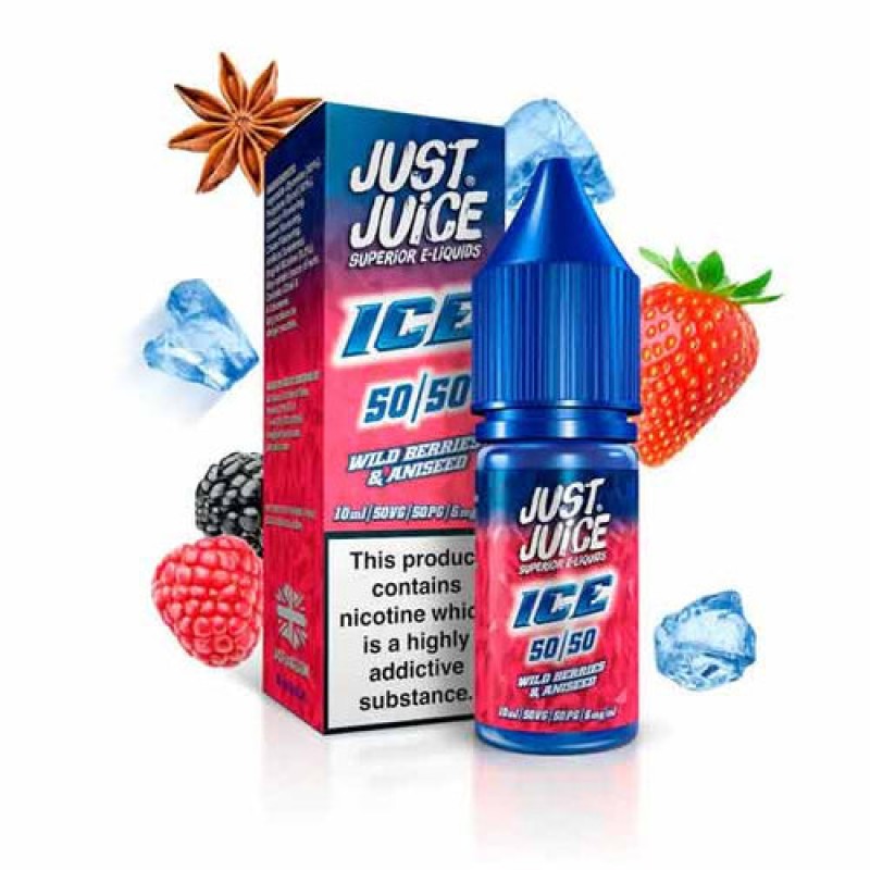 Wild Berries & Aniseed Ice 50/50 E-Liquid by Just ...