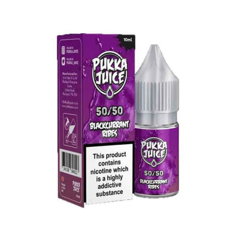 Blackcurrant Ribes by Pukka Juice 50/50 E-Liquid 1...