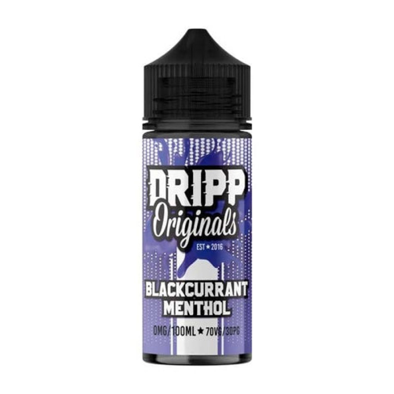 Blackcurrant Menthol Dripp Short Fill 100ml