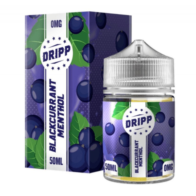 Blackcurrant Menthol by Dripp Short Fill 50ml