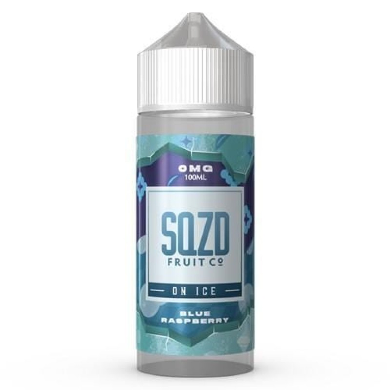 Blue Raspberry on Ice by SQZD - Short Fill 100ml