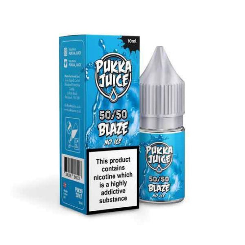 Blaze No Ice by Pukka Juice 50/50 E-Liquid 10ml