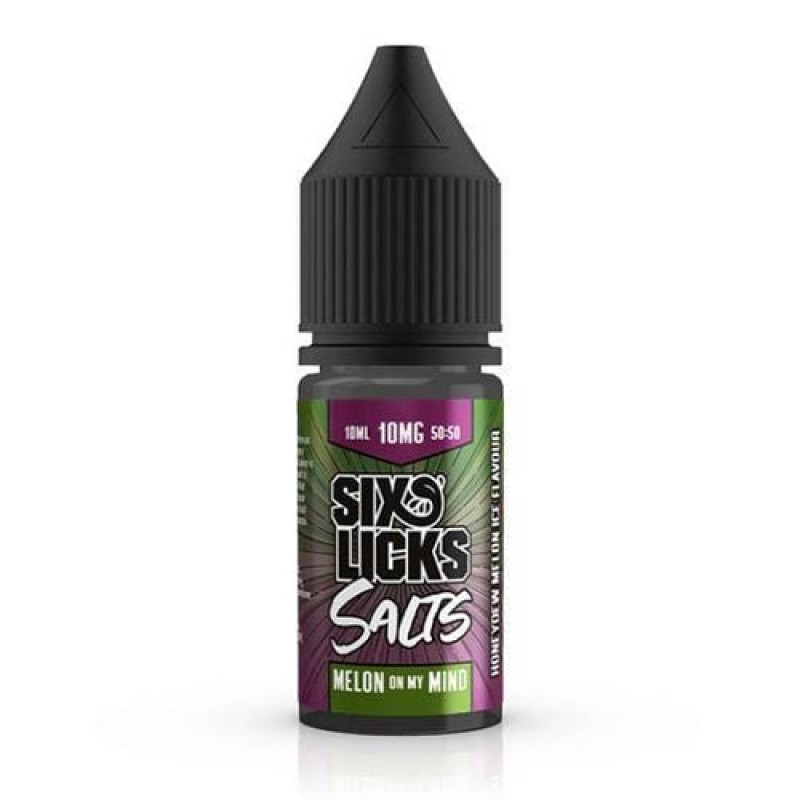 Melon On My Mind by Six Licks Salt Nic E-Liquid 10...