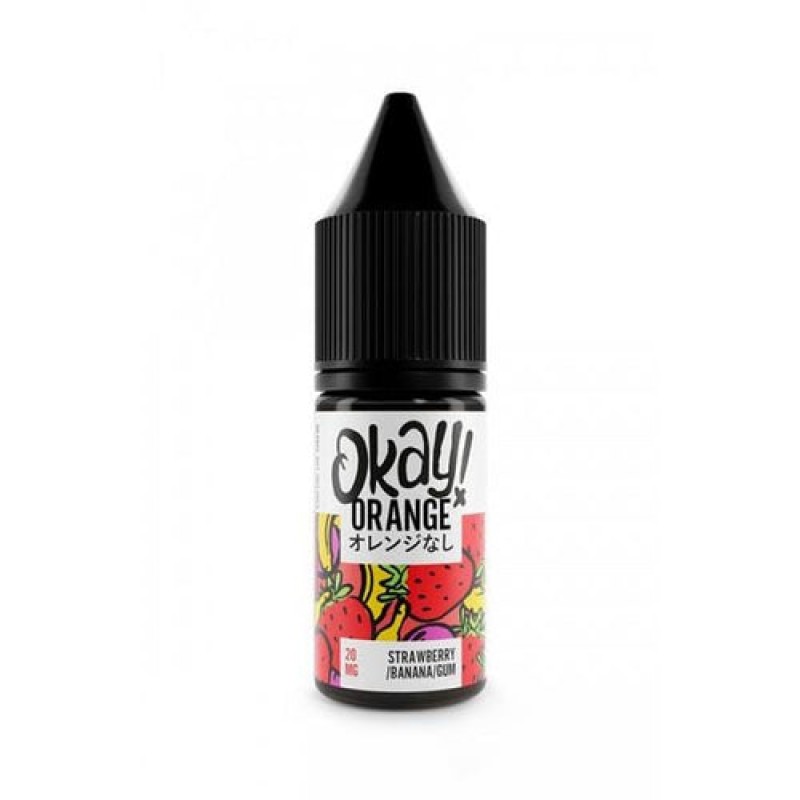 Strawberry Banana Bubblegum Nic Salt by Okay Orang...