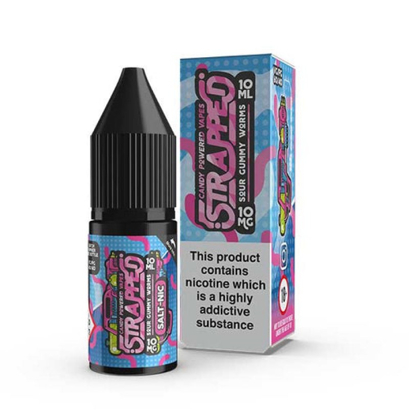 Gummy Sour Worms Nic Salt by Strapped Sodas