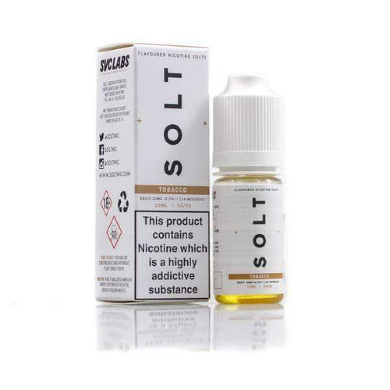 Tobacco - SOLT Nic salt E-Liquid - 50/50 - 10ml