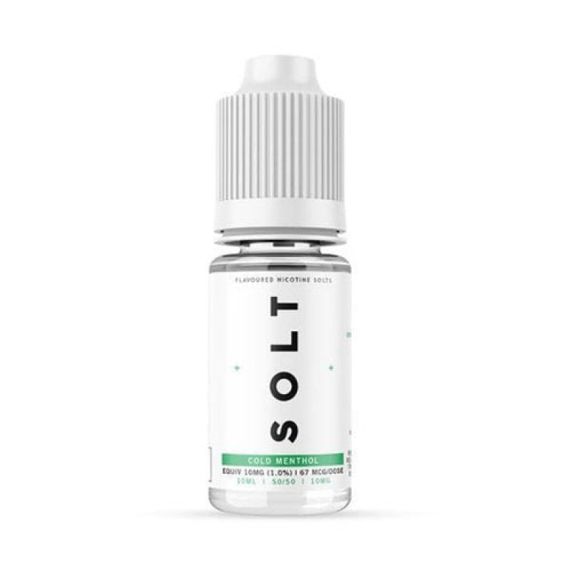 Cold Menthol - SOLT Nic salt E-Liquid - 50/50 - 10...