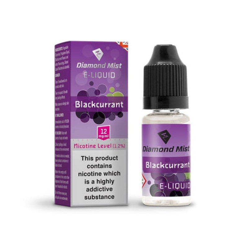 Blackcurrant Diamond Mist E-Liquid 10ml