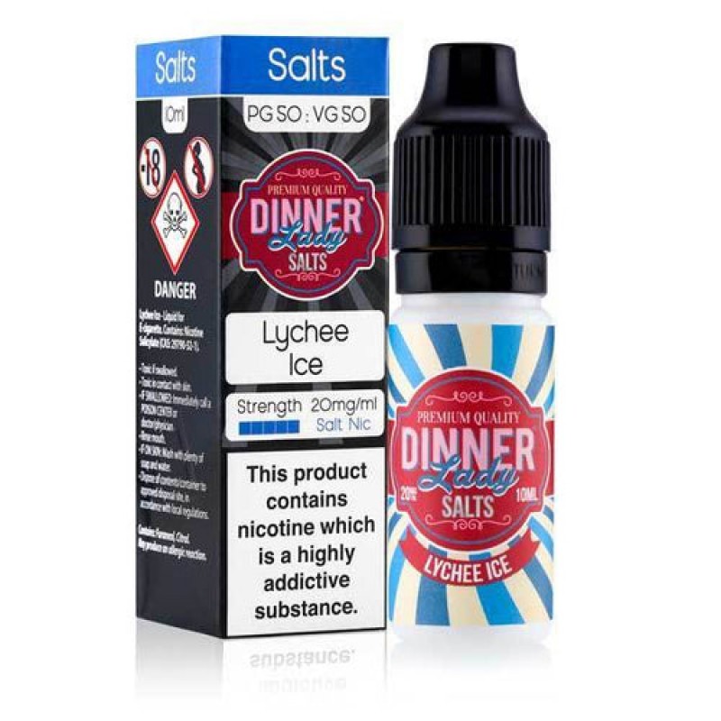 Lychee Ice Nic Salt E-Liquid by Dinner Lady