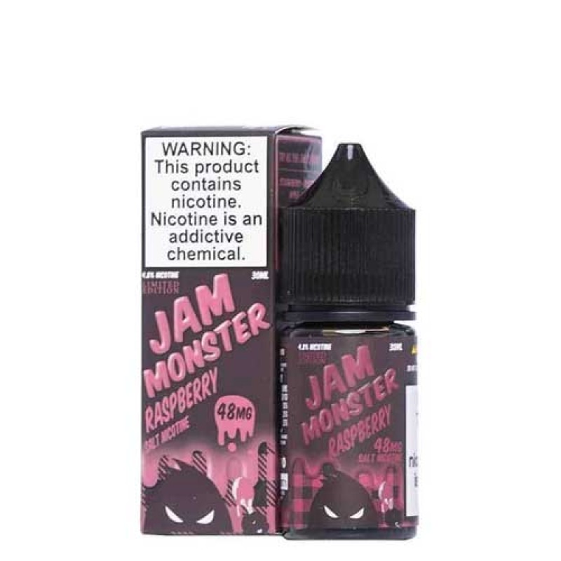 Raspberry Jam by Jam Monster Nic Salt E-Liquid 10m...