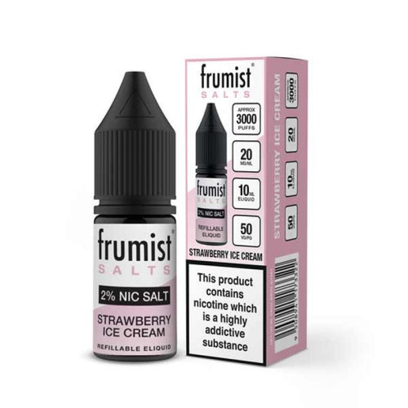 Strawberry Ice Cream Nic Salt by Frumist