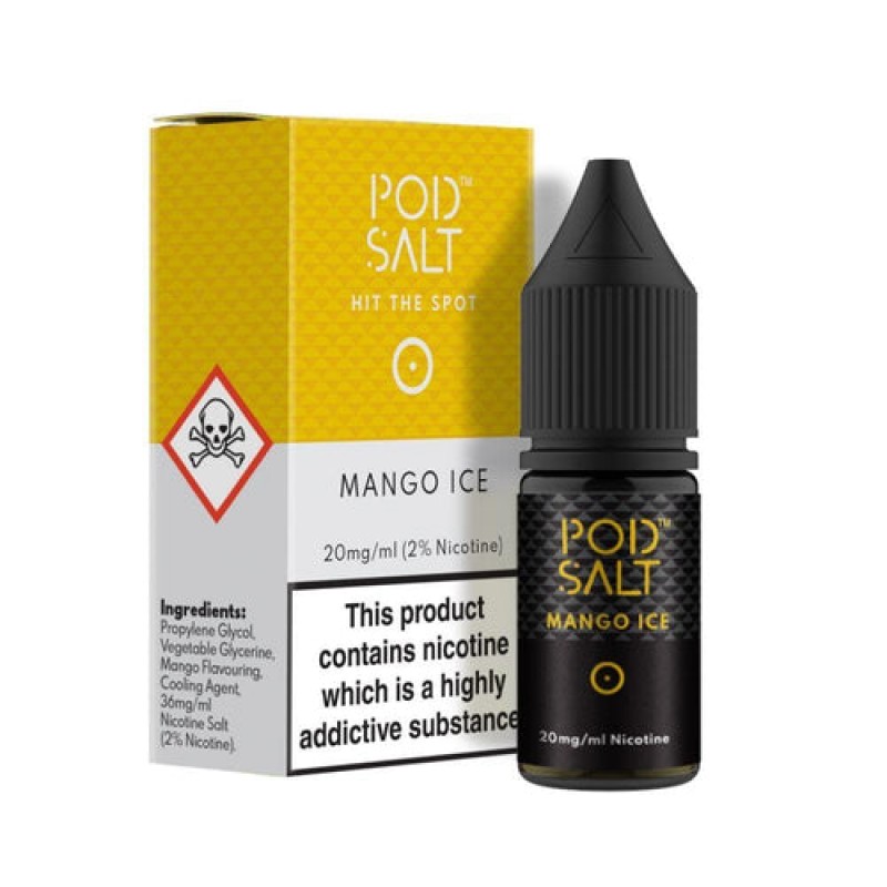 Mango Ice Nicotine Salt E-Liquid by Pod Salt