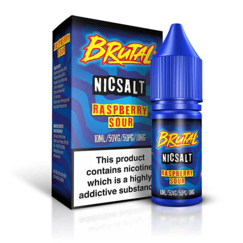 Raspberry Sour - Brutal Nic Salt by Just Juice