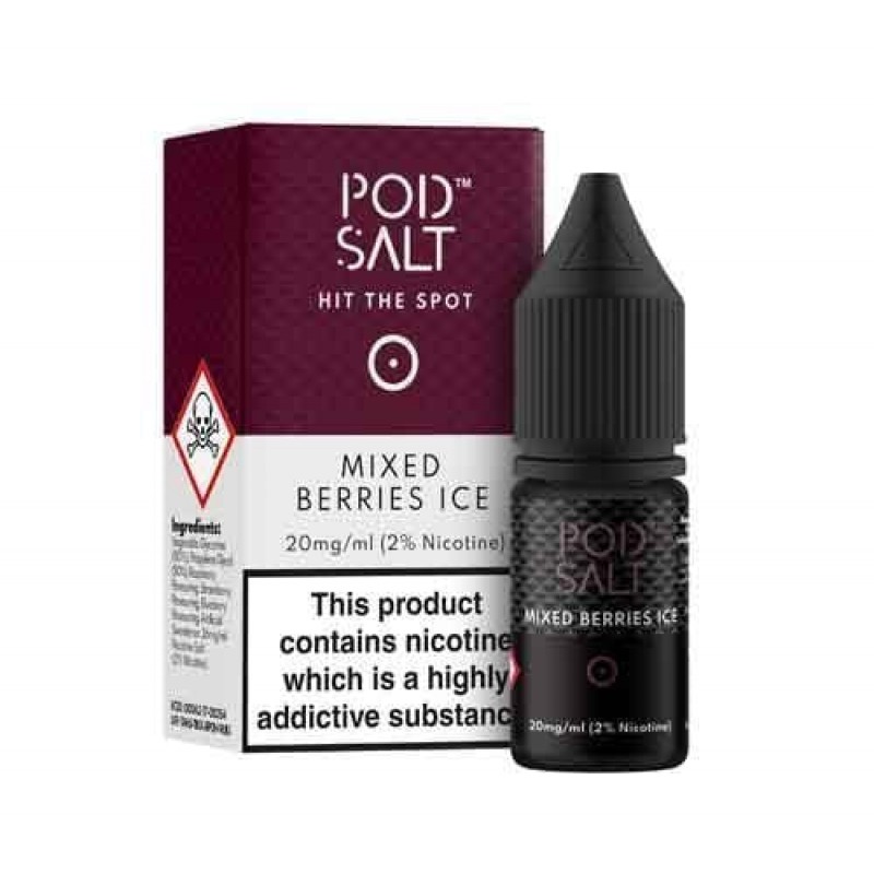 Mixed Berries Ice Nicotine Salt E-Liquid by Pod Sa...