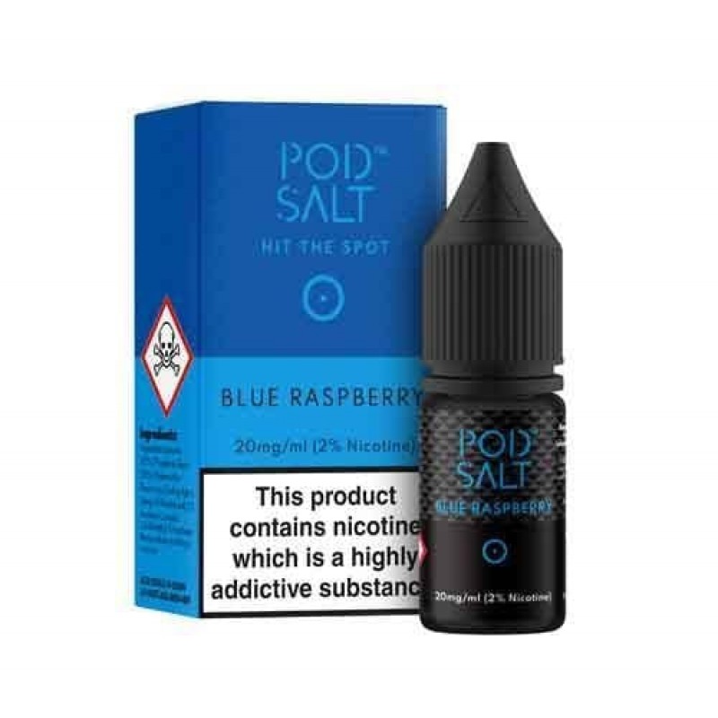 Blue Raspberry Nicotine Salt E-Liquid by Pod Salt