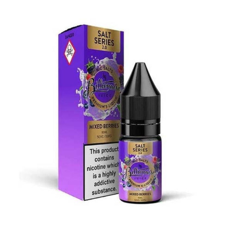 Mixed Berries Nic Salt by Billionaire Juice