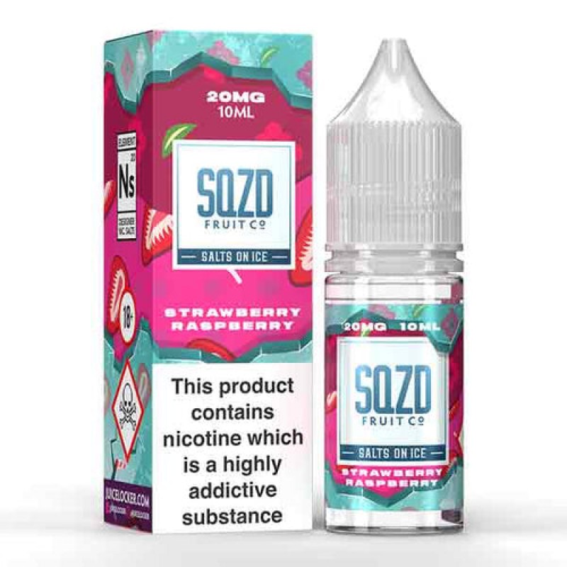 Strawberry Raspberry Nic Salt by SQZD