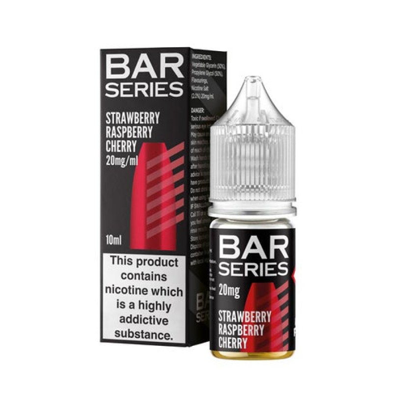 Strawberry Raspberry Cherry Nic Salt By Bar Series