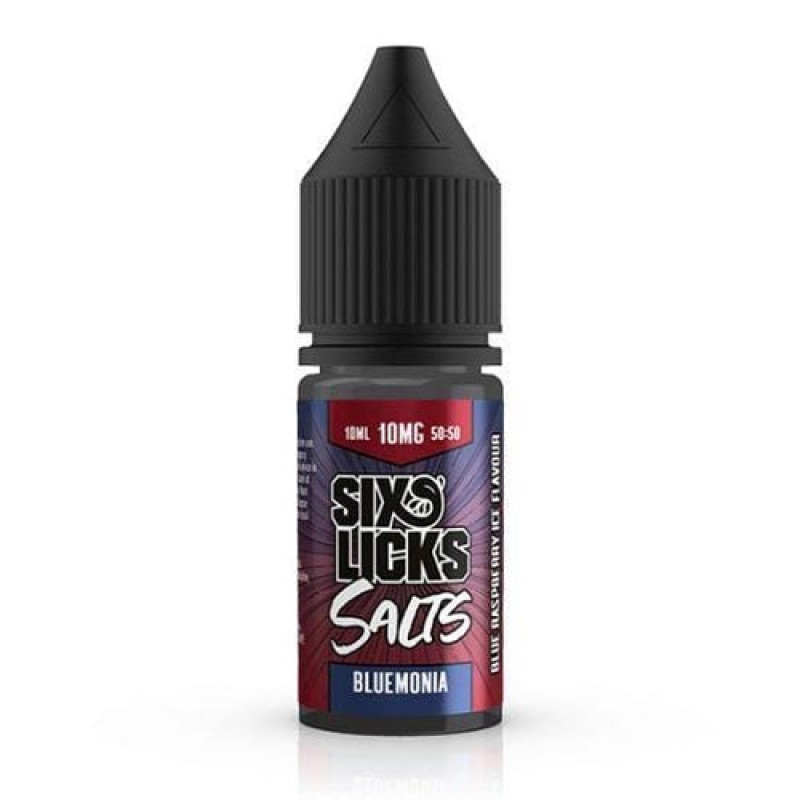 Bluemonia by Six Licks Salt Nic E-Liquid 10ml