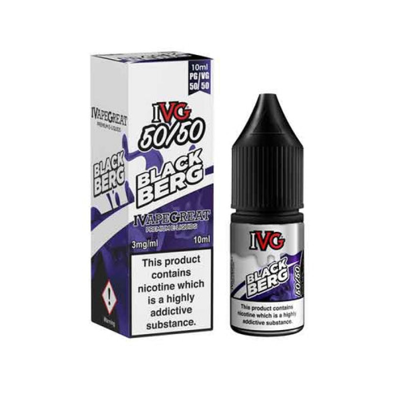 Blackberg 50/50 E-Liquid by IVG 10ml